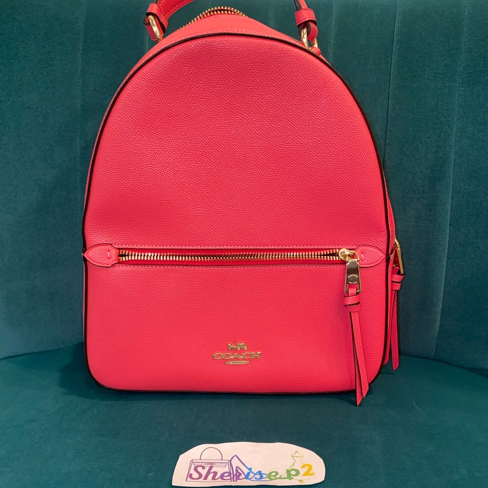 100% authentic Coach Jordyn backpack in Pink